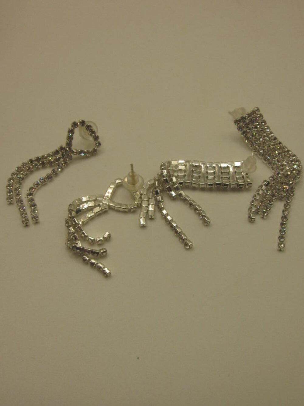 AB Rhinestone Dangle Earring Bundle - Picture 4 of 4